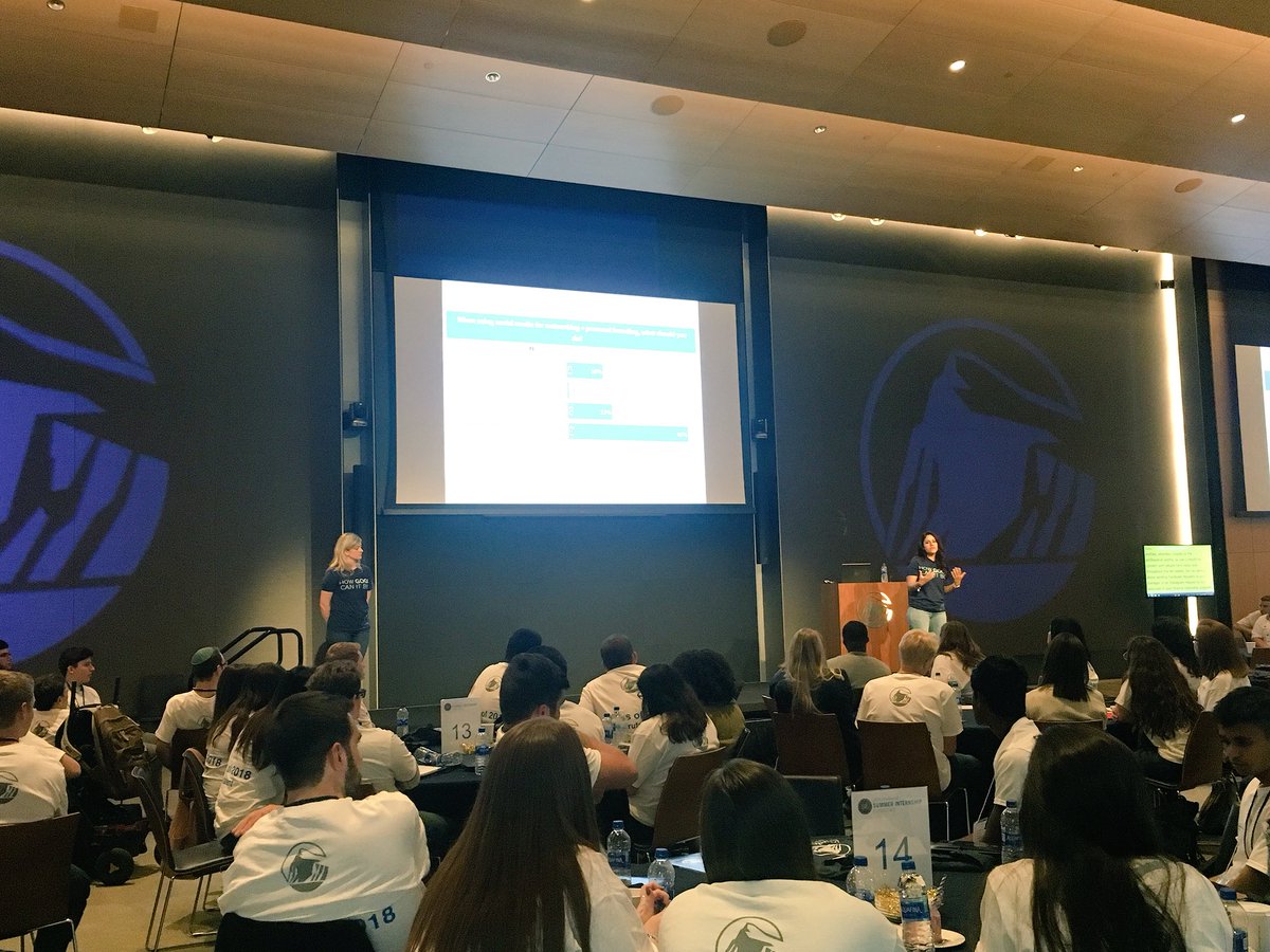 My friends are the coolest! @DanaBochna and @Anyelis_Cordero sharing with our 300+ Prudential summer interns about networking with purpose #PruTalent