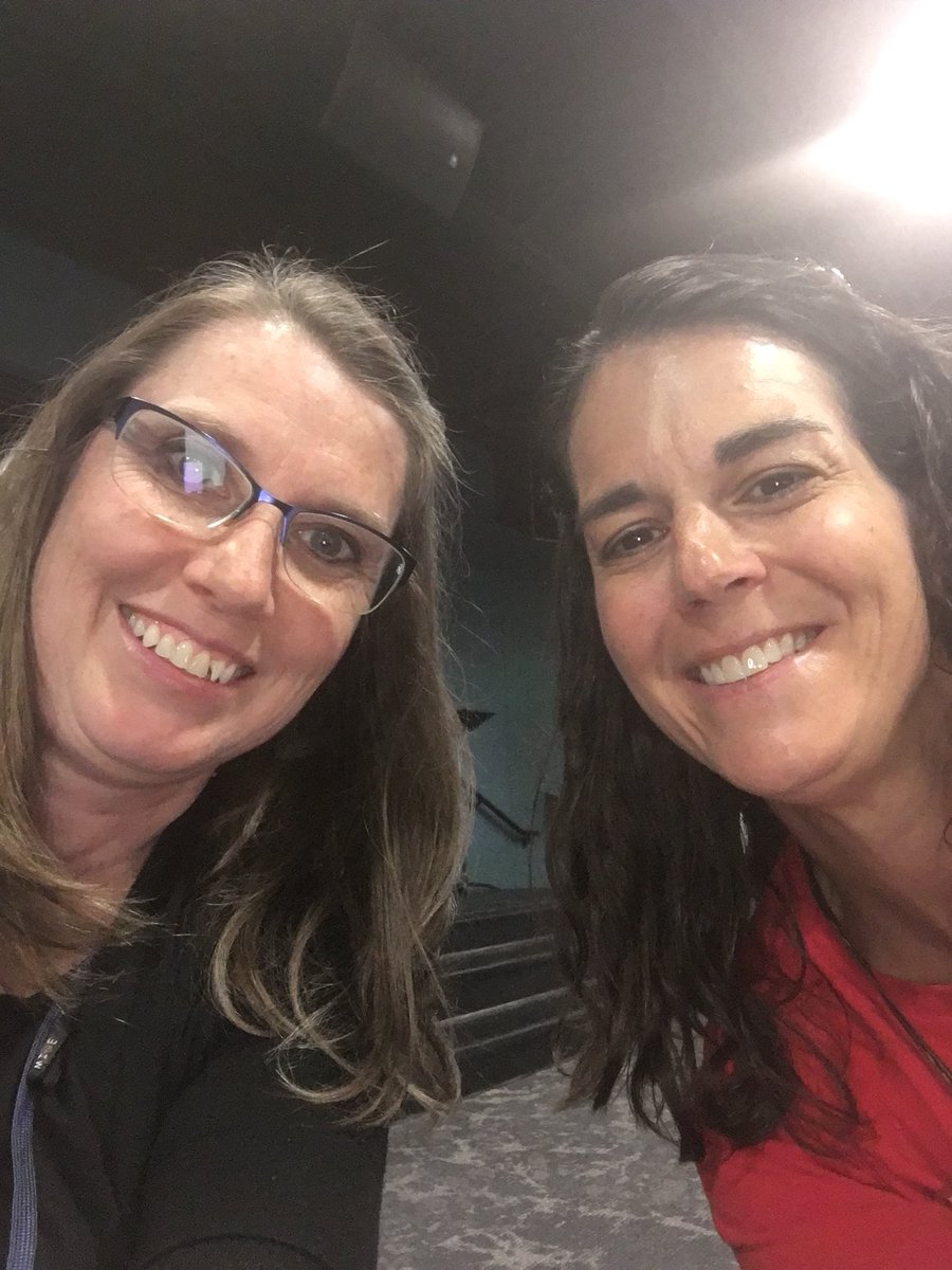 GoofTroopGang's tweet photo. Meet @ecsetser and am so excited to bounce “sciency” ideas off my new friend. When nerds collide! #CcsdDigitalCampfire #task7 https://t.co/mVp0OUTRtE