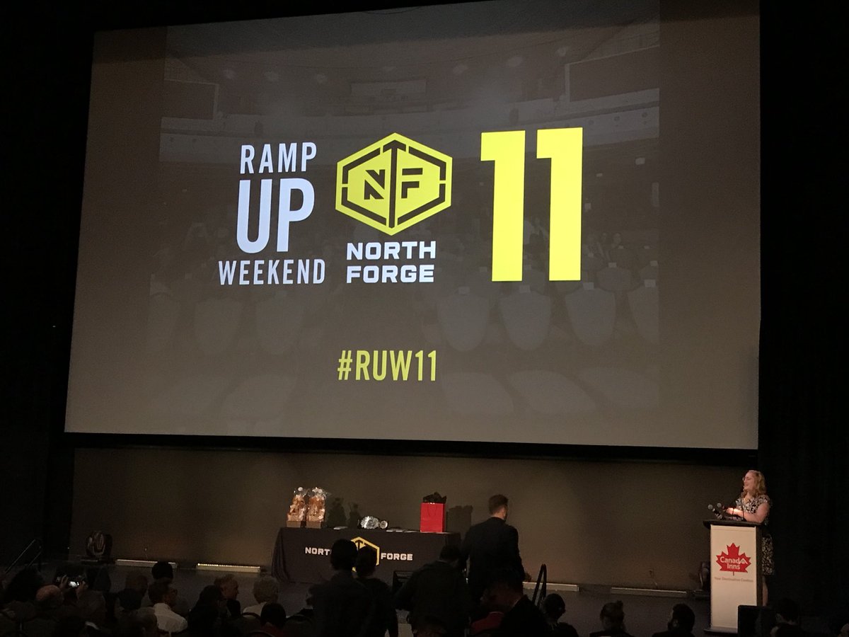 mcfarljo's tweet photo. Thanks to @northforgemb and the Winnipeg startup community for being amazing hosts this weekend! 

Lots of learnings and takeaways from Ramp Up Weekend! 

💡📲🗣

#RUW11 #PrairieConnection https://t.co/69vexpW5h4