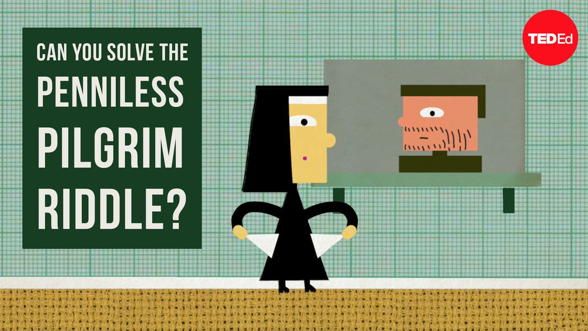 TED_ED's tweet image. Can you outsmart the city's imposed tax and make it to your destination without paying a fee? Take a stab at the penniless pilgrim riddle: bit.ly/2LkpVOU