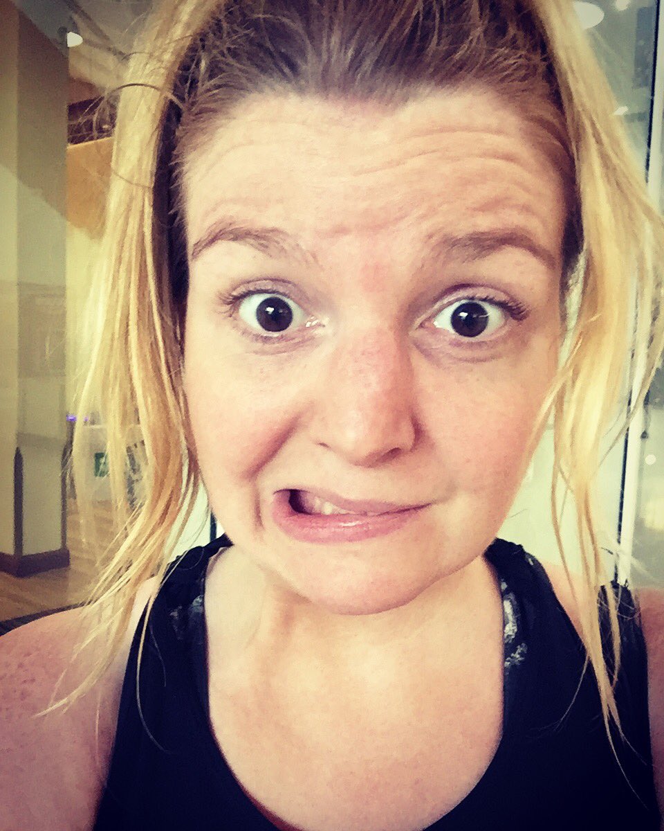 HollyJonesRadio's tweet photo. Just did over an hour with the PT and was nearly sick. Great 😩 #preholidayworkout https://t.co/OIVfc4sJ1c