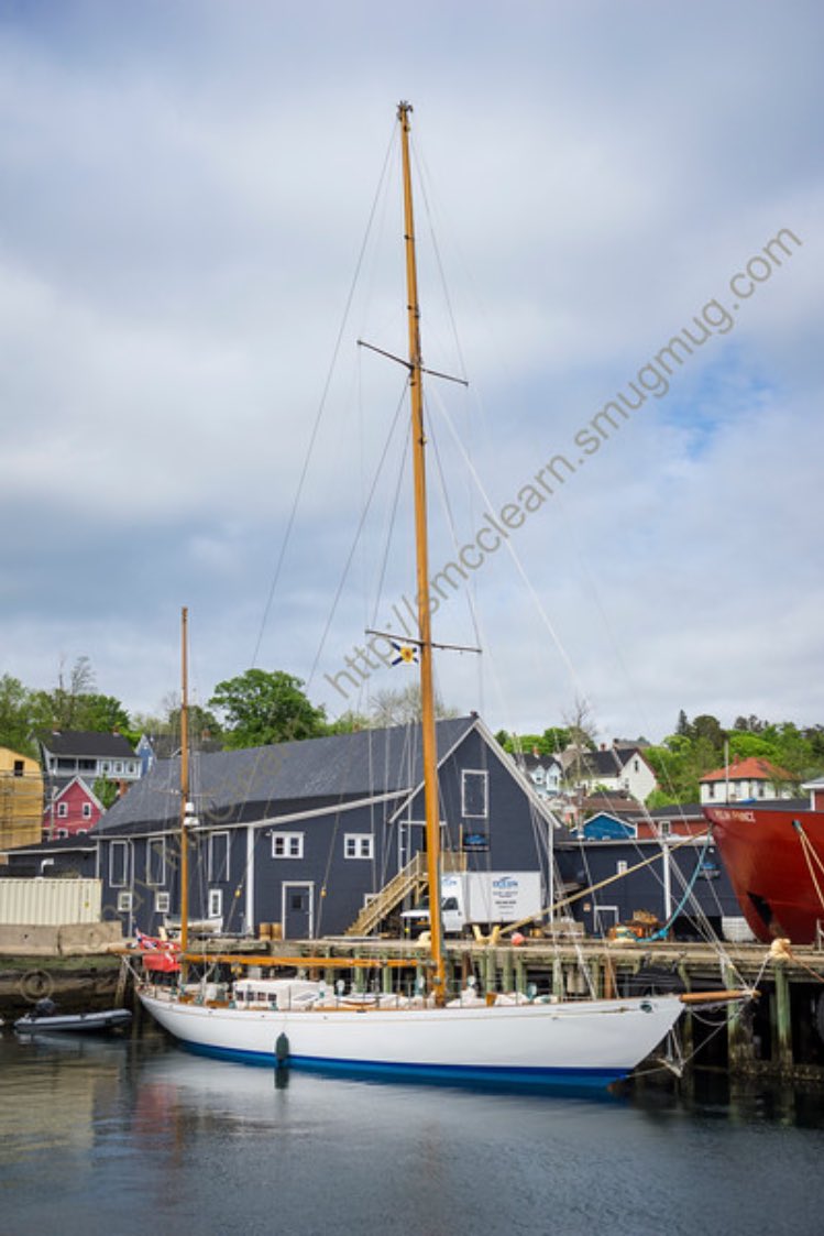 sandymcclearn's tweet photo. Lots of fun stuff from my Saturday ramble along @My_Waterfront in @TownLunenburgNS - #PolarPrince, #DoryShop, Tosca in her tent, and the wonderful Fife-designed yawl #Latifa. @VisitNovaScotia @TourismNS https://t.co/Ijo6Ulvnq6
