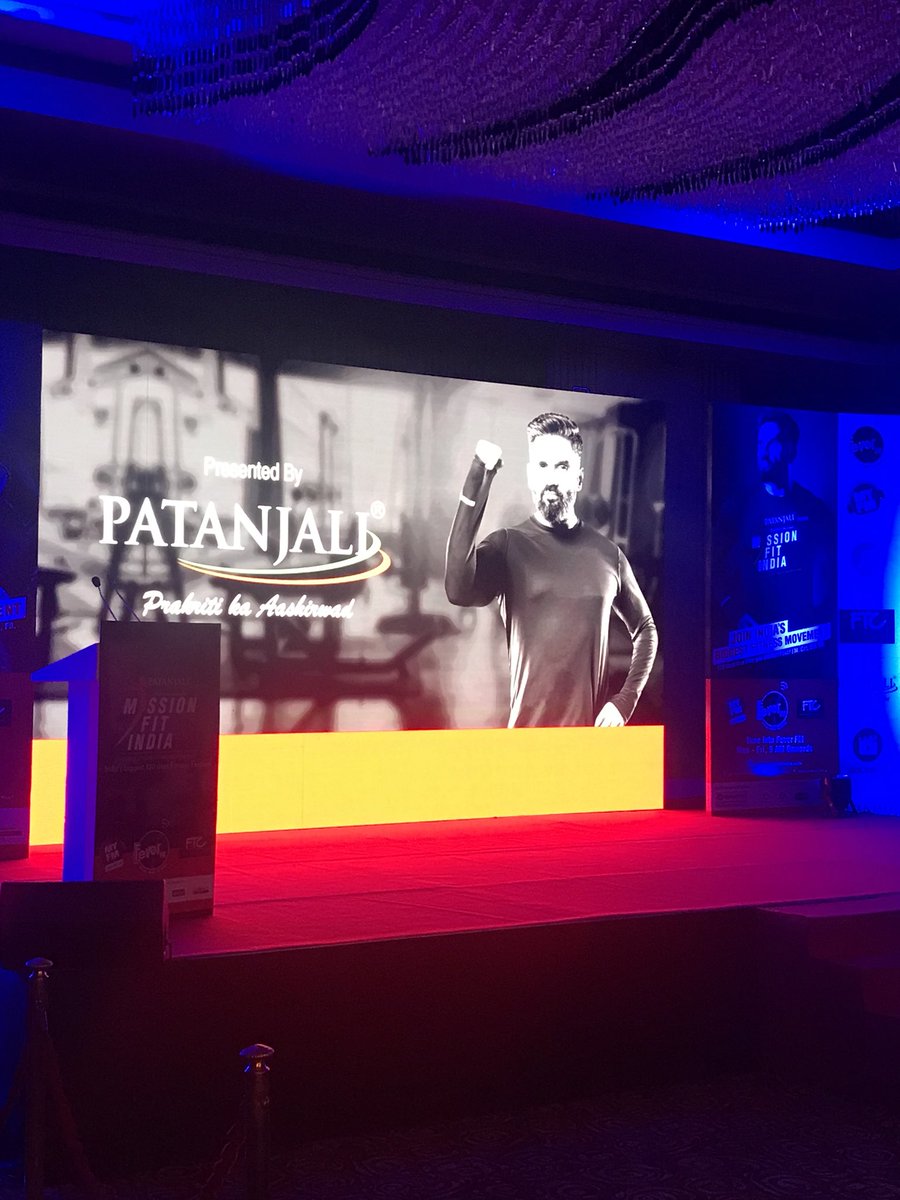 missionfitindia's tweet image. The stage is set! India’s biggest fitness movement is about to begin...stay tuned to see who is joining Anna @SunielVShetty