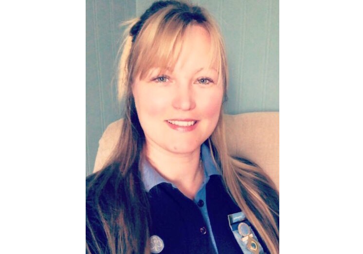 SellafieldLtd's tweet photo. MEET THE VOLUNTEER:

Our employee, Jackie Grundill, is a Unit Guide Leader for @Girlguiding.

She has been empowering young females in our community for 21 years #VolunteersWeek #thisgirlcan https://t.co/P6dvz2IBwg