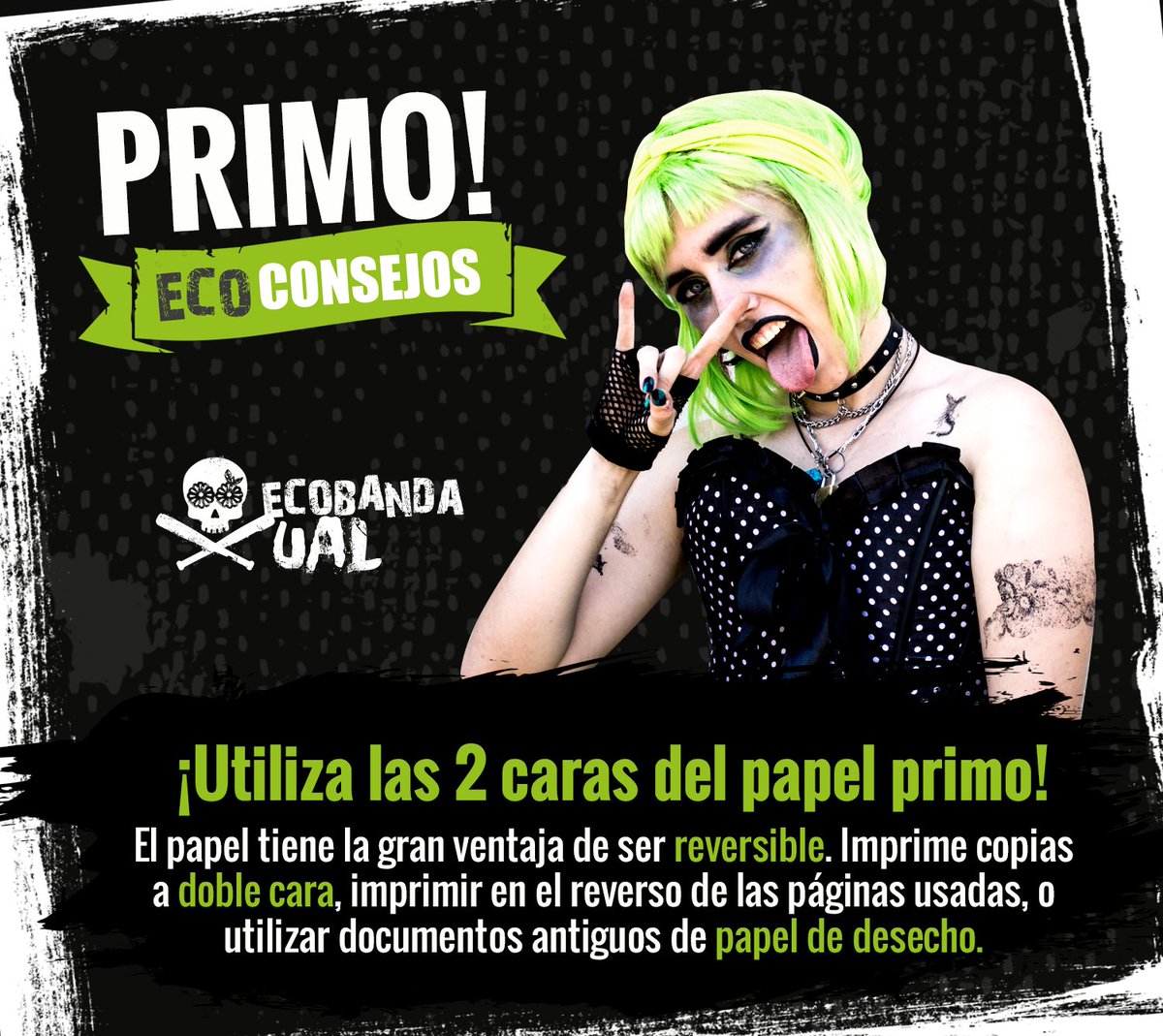 ecoUALizate's tweet photo. ¡Utiliza las dos caras que para algo están PRIMO! ...os estamos vigilando...🤟🌻👀👀
#primosostenible @ualmeria #ecobandaUal https://t.co/vPbLQAQeJ6