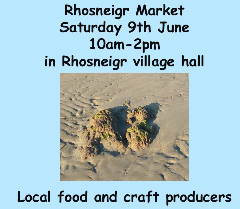 RhosneigrMarket's tweet photo. We are looking forward to seeing you this Saturday, in #Rhosneigr village hall.
#DiaryNote #Anglesey #Wales #YnysMon #Cymru #SupportLocal #BuyLocal #ShopLocalWales https://t.co/sglbGvpyBa