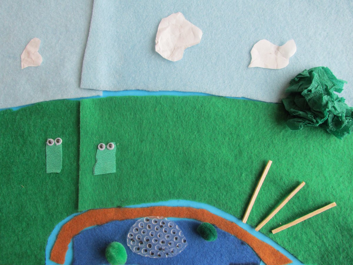 class4stonefold's tweet image. Last half term class 4 learnt about the life cycle of birds, insects and mammals. Here are some collages we have created about the life cycle of a frog.