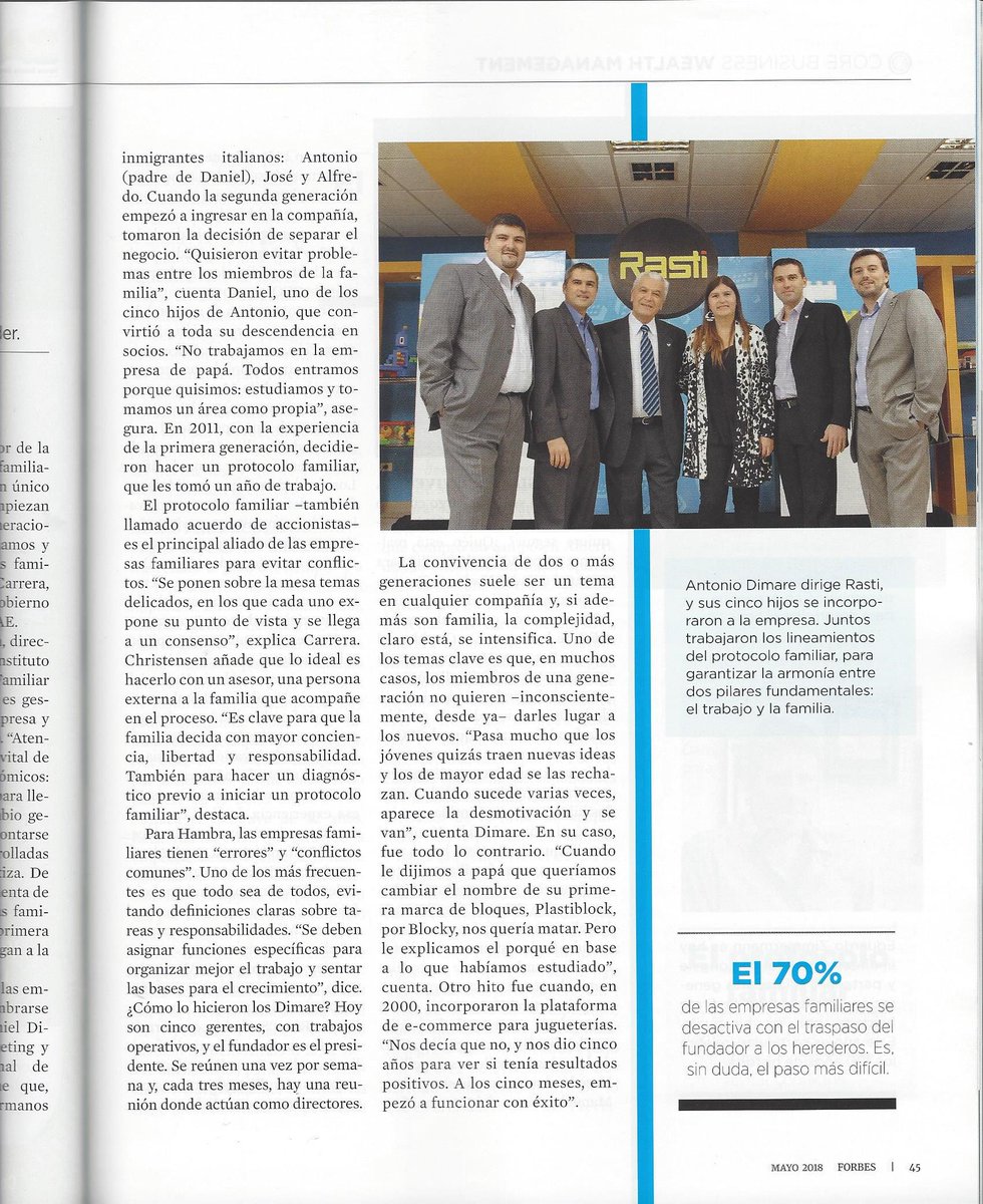 DanielRasti's tweet photo. Nuestra participación en Revista @ForbesArgOK Un lujo de revista. Impecable. Gracias @ceci_valleboni y @alexmilberg cc @RastiArg @gdimare @SabriDimare https://t.co/q08xNhE3gh