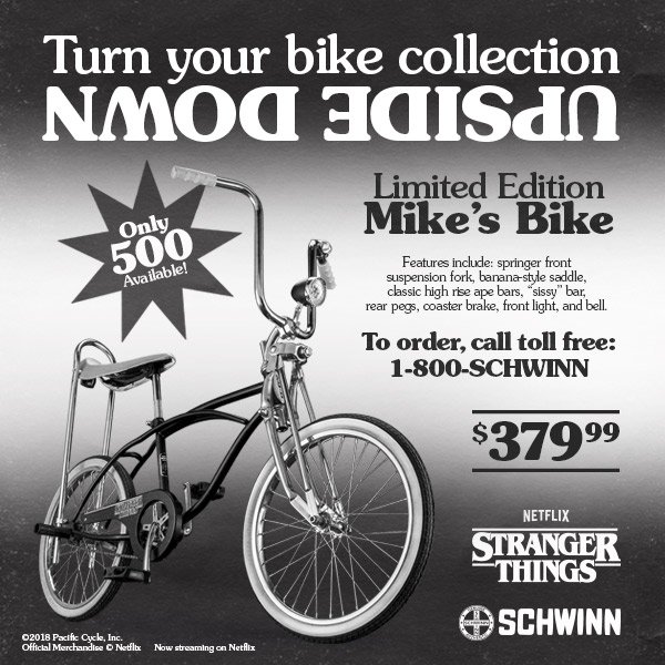 schwinn stranger things bike for sale