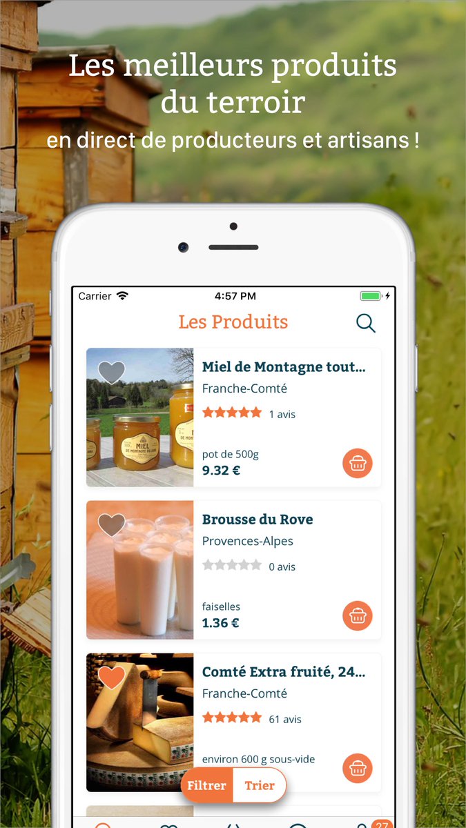 Après plusieurs semaines de design UX &amp; UI, <a href="/Peligourmet/">Peligourmet</a> dispo sur l'app store apple.co/2sqcmqj 🙂💪well done @laurelejossec <a href="/TitouanGoenvec/">Titouan Goenvec</a> Yoann Fuks #Food #design #uxdesign #MobileApp