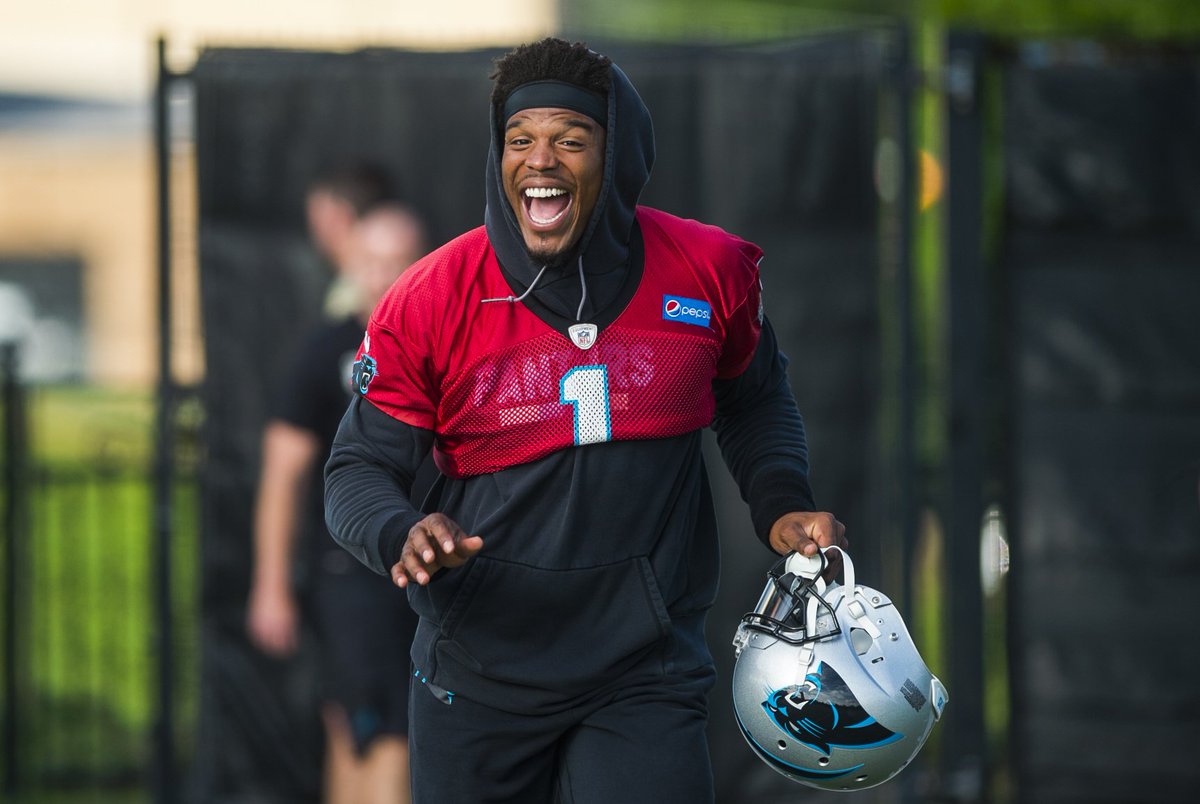 Panthers's tweet photo. We're baaaaaaaaaack! #KeepPounding https://t.co/FbyT2OBVZv