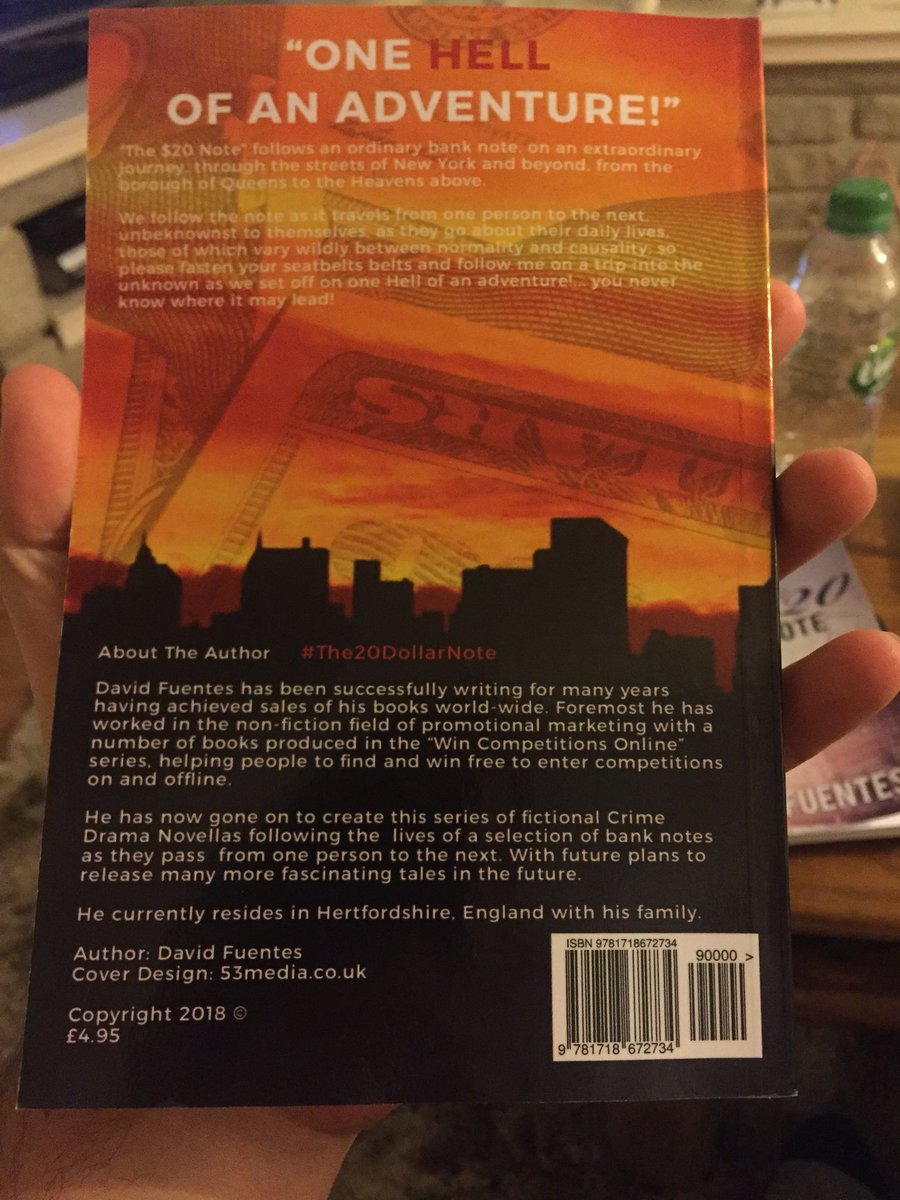 The20PoundNote's tweet photo. Congratulations to @Daveyboii71 you have been chosen to review and keep a free #audible copy of #The20DollarNote, please get in touch as soon as possible via DM to claim your prize, all the best, David Fuentes #MondayMotivation #Winner #competition #rt #BGTfinal #BooksNBlogs https://t.co/g1uF8eViE5