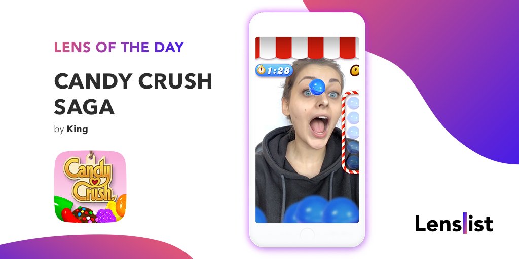 lenslist's tweet image. King Partnered with #Facebook to Launch an Interactive #AugmentedReality #FacebookCameraEffect Based on Popular Match-Three Game #CandyCrushSaga 🍬🍭🤩 lenslist.co/candy-crush/
#FacebookMarketing #SocialMediaMarketing