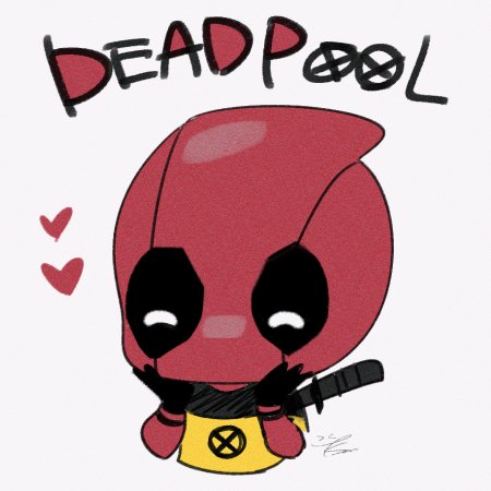 終始キュートだった俺ちゃん デッドプール デップー見た 倉吉サム のイラスト