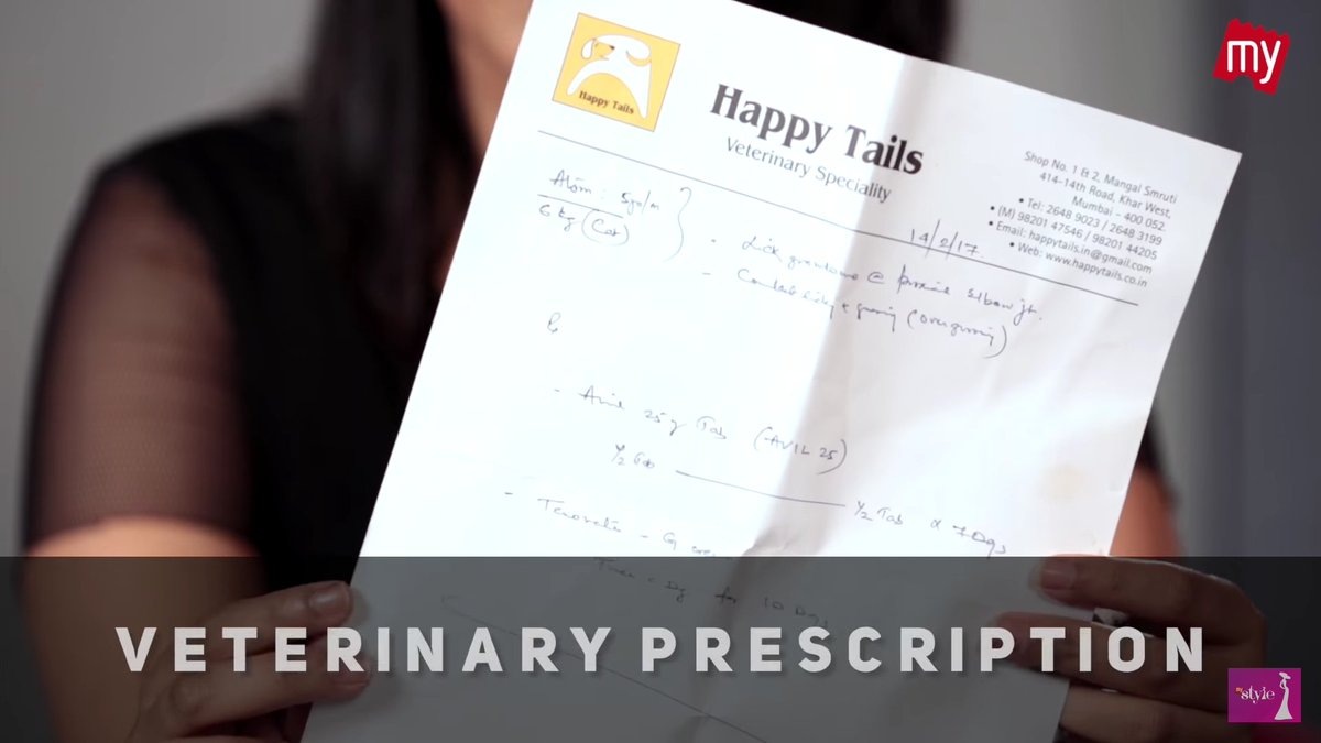 Happytailsworld's tweet photo. .@ReallySwara Thrilled to see you keep the #prescription so handy. Really, the most important thing for your pet's health! Will have a folder handy to save it, the next time you step-in. #pethealth #petlovers #PetParent https://t.co/PxzbwxwQZa https://t.co/uhUj1cDxyR