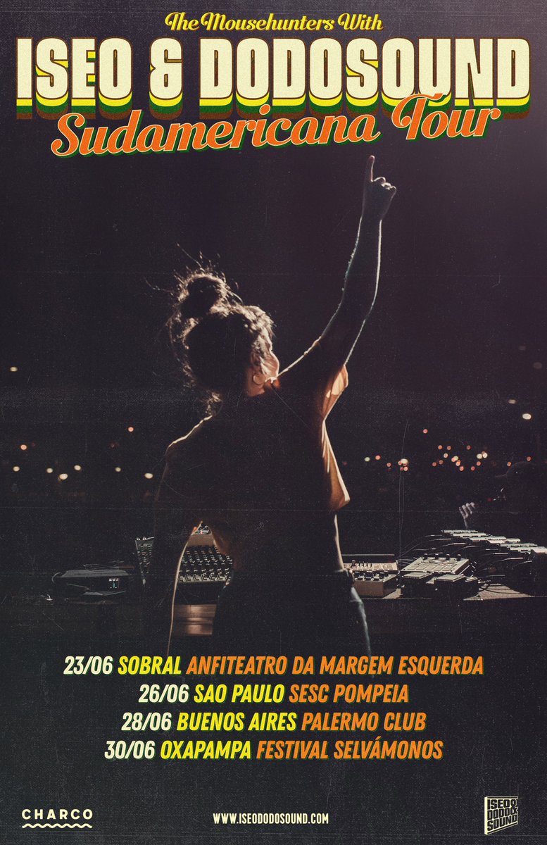 charcomusica's tweet photo. 〰 El dúo revelación de España Iseo & Dodosound @mellamoiseo & @The_Dodosound anuncia su primera gira por Latinoamérica de la mano de #Charco 〰
🔜 Brasil, Argentina y Perú podrán descubrir su potentísimo directo con la banda de vientos #TheMousehunters ✊🎶 https://t.co/MV1AAZ2uoX