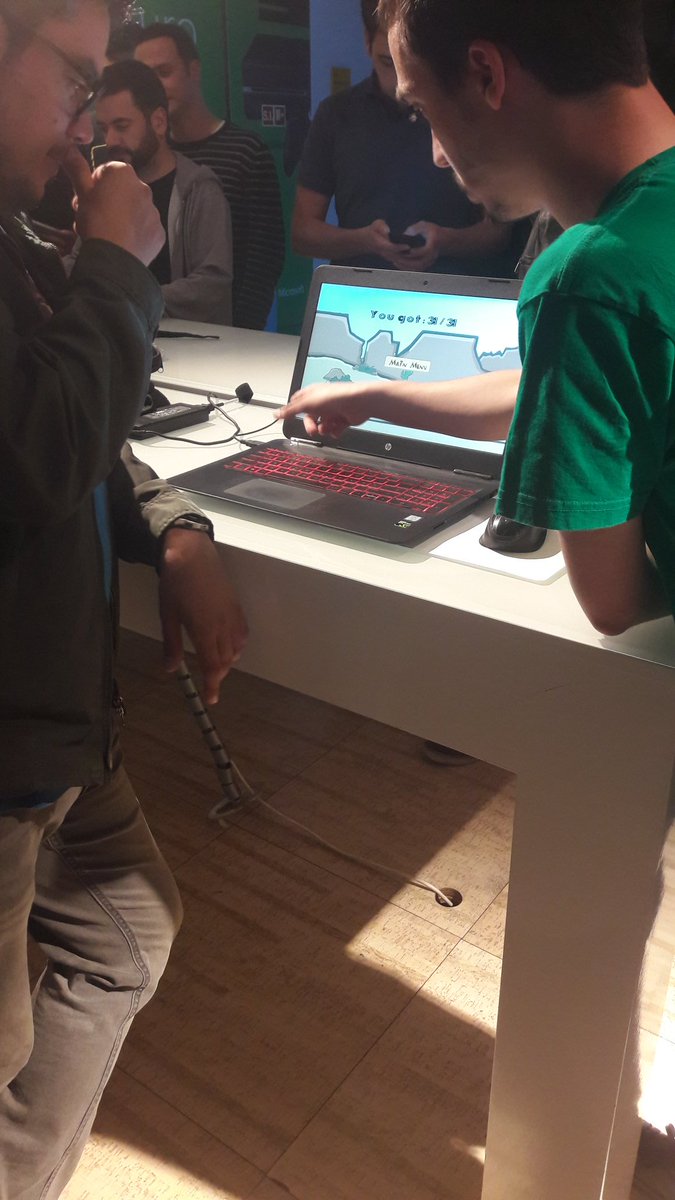 RaindropInt's tweet image. Showcasing Los Tardios @aludoteca with a lot of great feedback!
#gamedevmeet #gamedev #indiedev