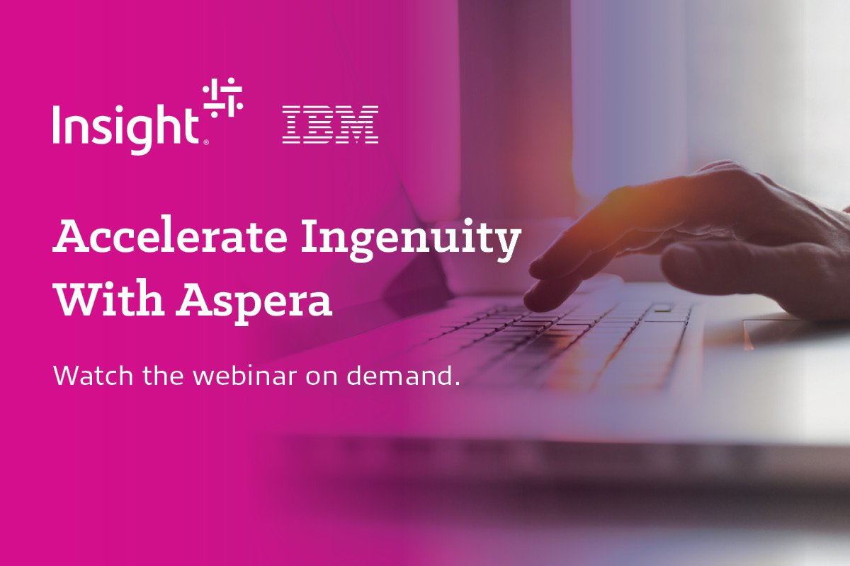 Meglowryy's tweet photo. In this on-demand webinar, you’ll learn how @Insightent and @asperasoft will transform your business with next-generation security and agility. #InsightPresents https://t.co/5uzrtdgVm0 https://t.co/lFnB1bB9CP