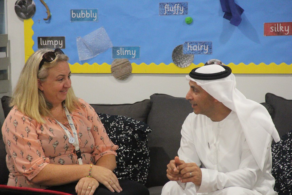 KHDA's tweet photo. Mrs Wilding's Yr 2 class at @JebelAliSchool has a #Ramadan fridge for food - and also one for art! It was great to #TeachTogether with them today to decorate tiles and picture frames. https://t.co/sCO5S8lqAf