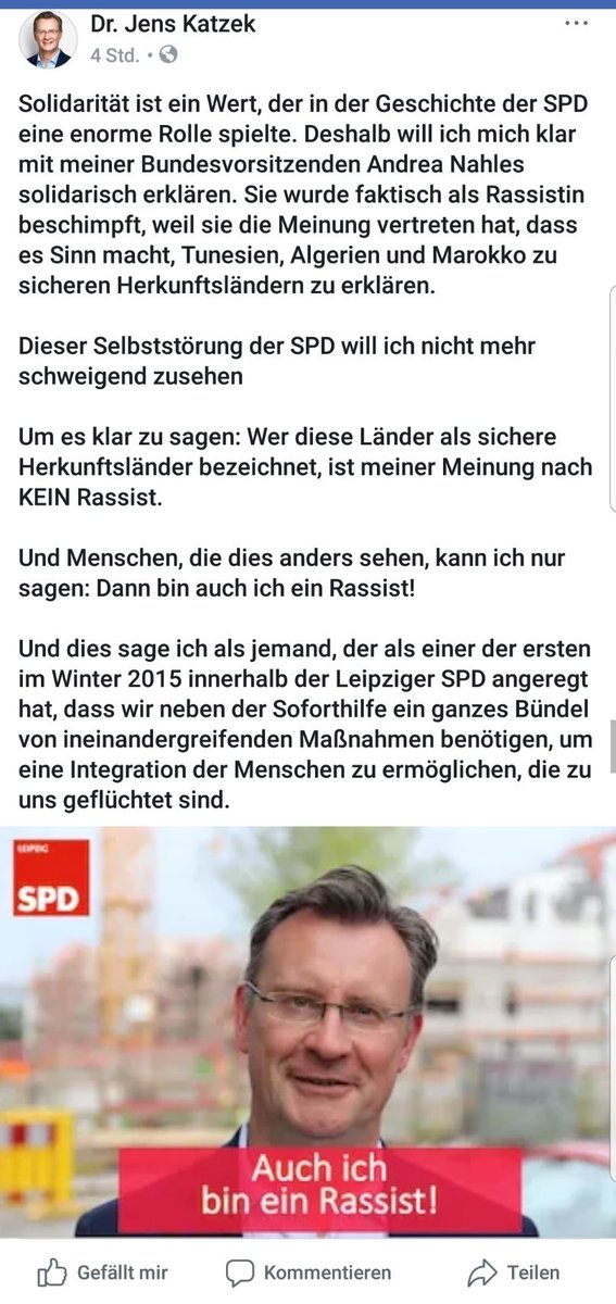 juliklippert's tweet photo. Nachdem wir gestern festgestellt haben, dass für #Gauland die Nazis nur ein #Vogelschiss waren, bietet die #SPD schnell enttäuschten Nazis und Rassisten eine neue politische #Heimat an.
Feiner Zug von der SPD.
#Vogelschissgate #NormalerMove #Werhatunsverraten #Nahles https://t.co/D7iewRl0ic