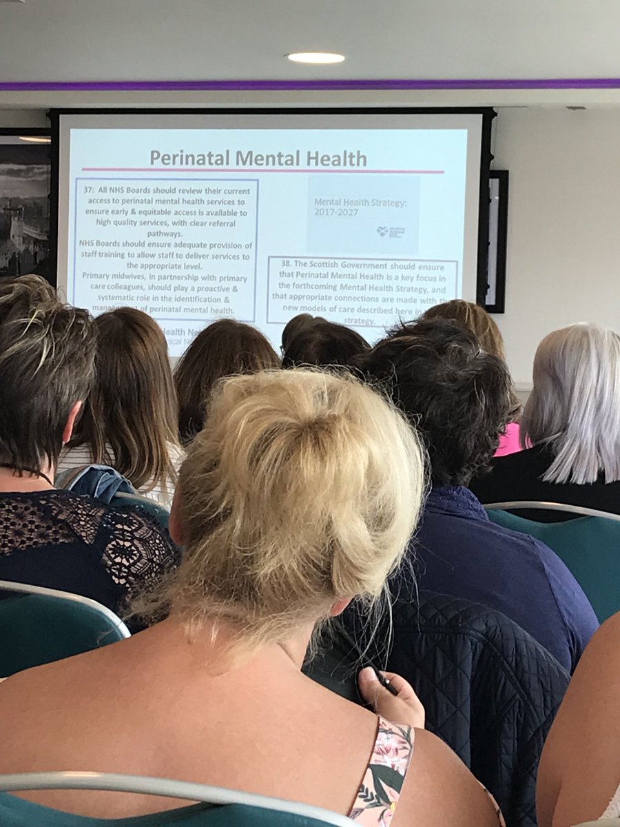 Salstweeting's tweet photo. #PMHNScotland Prof Ann Holmes highlighting perinatal MH firmly embedded in #MHStrategy 2017-27 @KenQuinn71 @FifeHSCP @nickyconnorfife https://t.co/XhxE4gEIZU