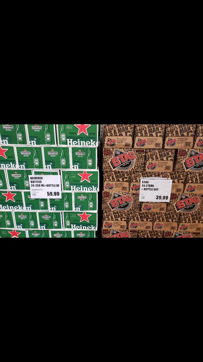 CostULess246's tweet photo. Price Drop at Cost-U-Less Barbados! HEINEKEN 24-250ML BTL is now $59.99 STAG BEER 24-275ML is now $39.99 #PricesDropping #Costuless #246 https://t.co/nHkMvYn7n1