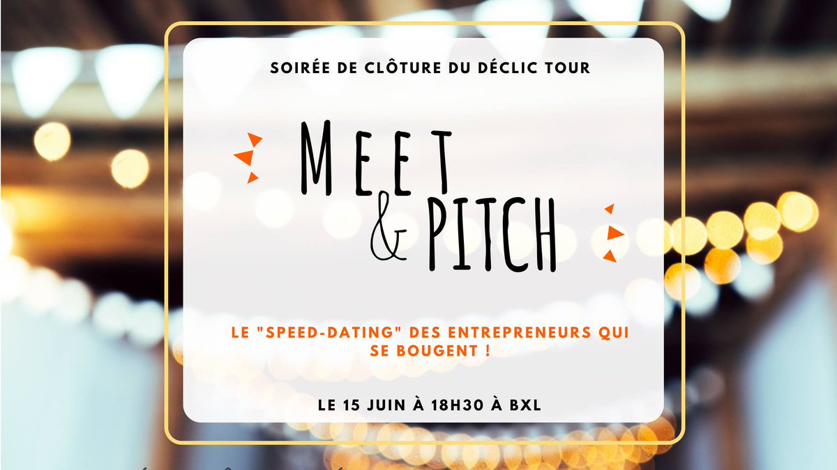 Vous voulez mettre vos compétences au profit d'un projet en création ? Vous avez envie de rejoindre un projet d'entreprise éthique ? Le 15 juin, venez rencontrer 10 projets d'entrepreneuriat social tout droit sortis des #DéclicTour 2016-2017 et 2018 !
eventbrite.fr/e/billets-meet…