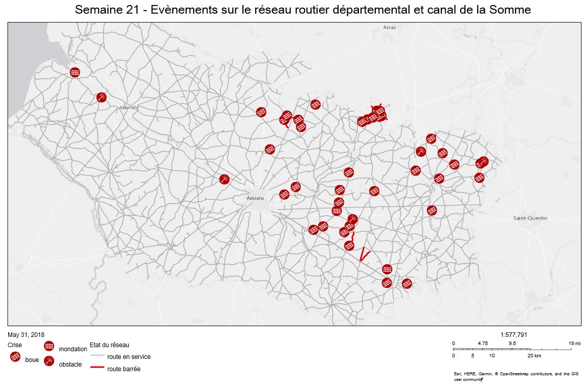 Somme_fr's tweet photo. Pas moins de 130 #interventions des services du #Département ces 2 dernières semaines sur les #routes départementales de la #Somme pour faire face aux récentes #intempéries et rétablir au plus vite de bonnes conditions de #circulation. Restez informé sur https://t.co/ZIFLtbVK30 https://t.co/SHThCa1eTq