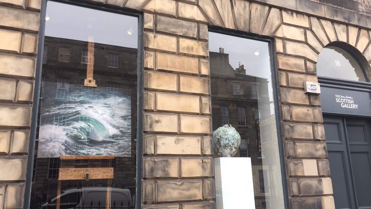 Painting @scottishgallery ‘sublime to concrete’ show curated by derek guild.