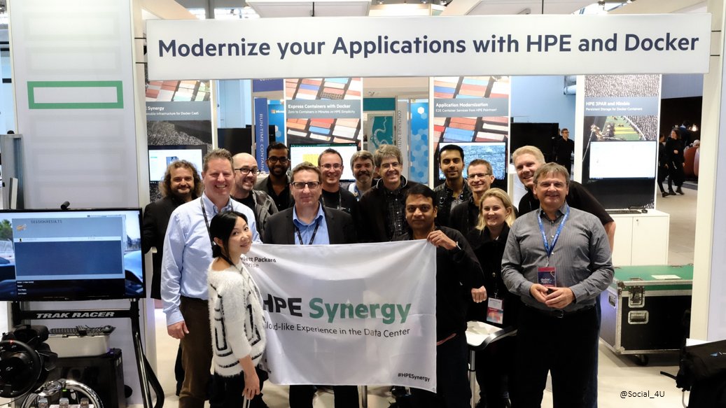 SBUCloud's tweet photo. After #DockerCon EU in Copenhaguen last October, its time for the next DockerCon edition next week in SanFrancisco : visit #HPE booth S9 for latest HPE - Docker Solutions & Services #CloudNative #Containers #HPEPointNext #HPEMTA #CaaS #HPESynergy https://t.co/v76e5vghAh https://t.co/hk8ZzdpkL7