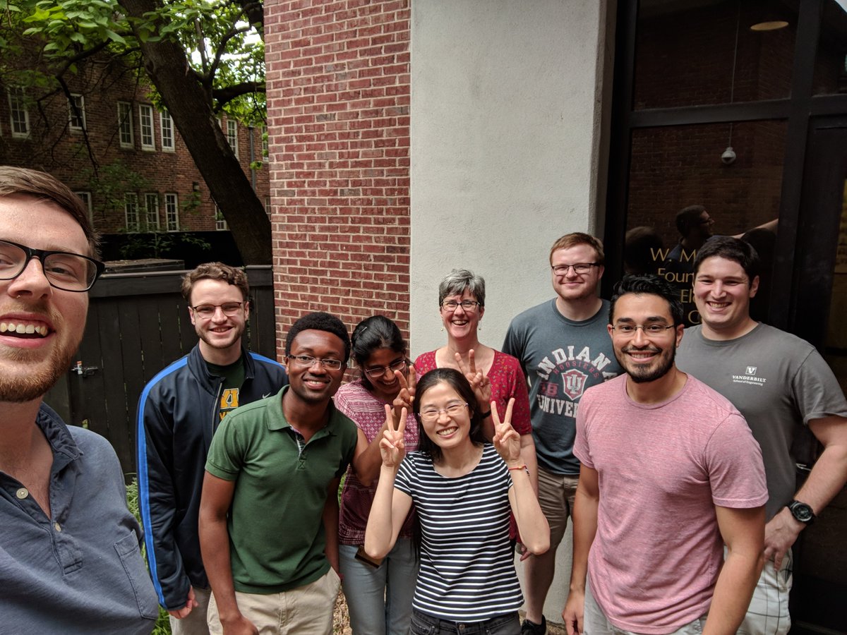 VU_Biophotonics's tweet photo. Last week, we said goodbye to Manqing Wang. 

Manqing spent the last year and a half working on infrared neural stimulation in the #MJLab as a visiting researcher. She heads back to Chongqing University to finish her Ph.D. in BME. 

Good luck Manqing! We'll all miss you. https://t.co/VxllnWrl5k