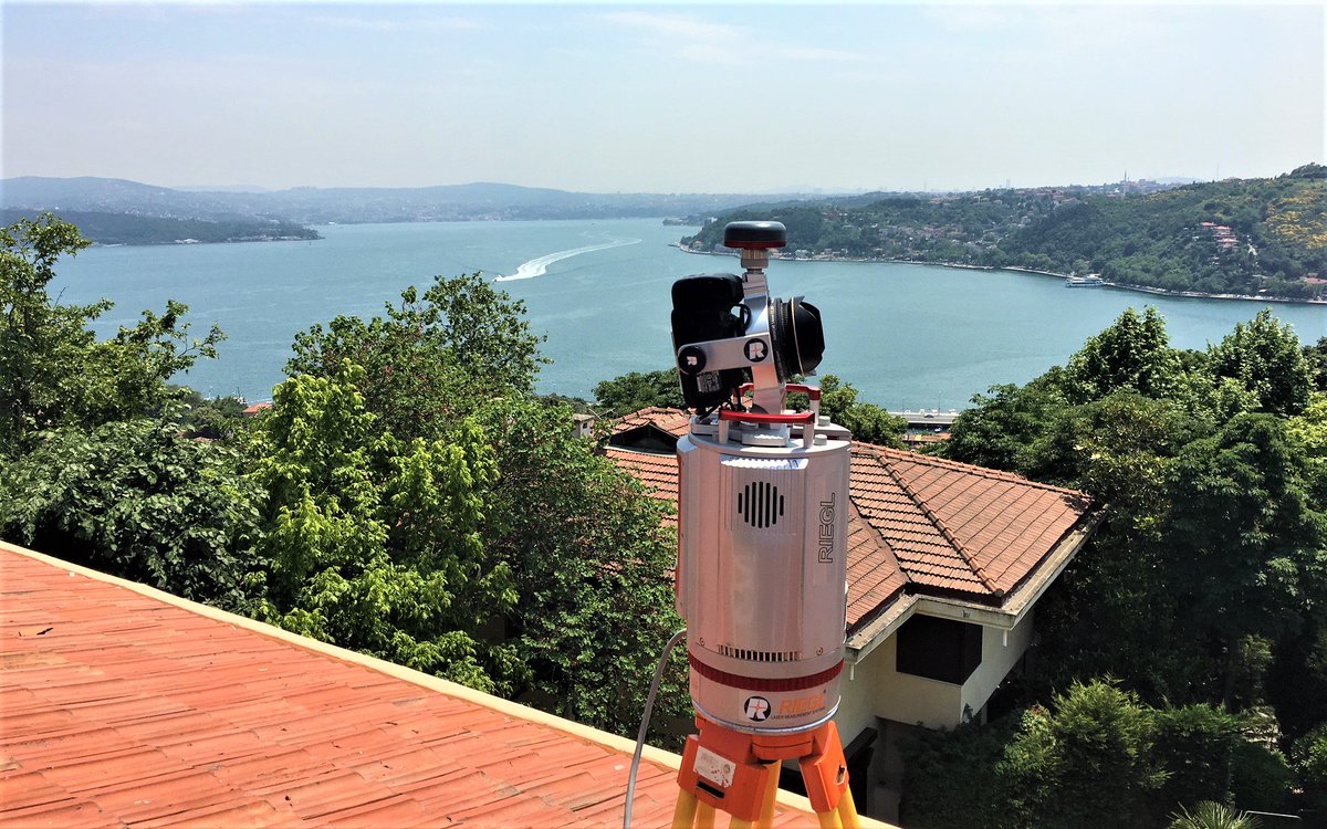 Laser Scanning with <a href="/RIEGL/">RIEGL</a> VZ 400-i #istanbulBosphorus #LaserScanning #YerselLazerTarama  #deltalidar