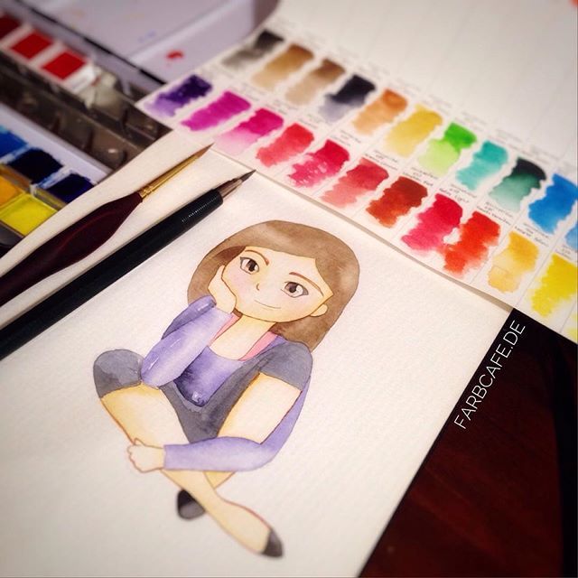 juliafasshauer's tweet photo. Another quick sketch. Something of a selfie 🤳 ⠀
----⠀
-⠀
#graviech #farbcafe #watercolor #draweveryday #illustration_best #illustrations #dailyillustration #watercolour #illustratorsofinstagram #comic #cartoon #sketch #ink #brush https://t.co/hSxQB8WoFg https://t.co/9PQqhxEcbx