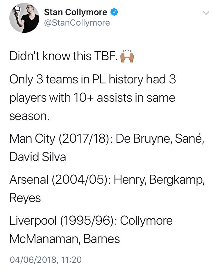 This morning, Stan was called out for ignoring the fact that Raheem Sterling managed 11 assists for Man City last season, prompting him to vastly overestimate Robbie Fowler before being comprehensively shot down by OptaJoe inside 20 minutes...