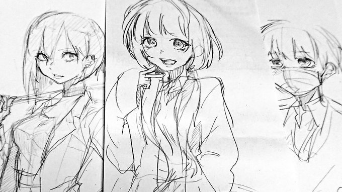 企画用のキャラが出来てきたけど、ちょっと変わるかも
色々設定考えるの楽しい 