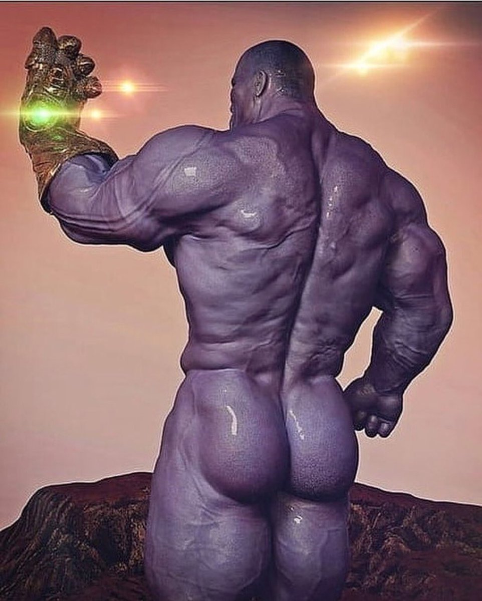 Naked thanos Thanos snaps