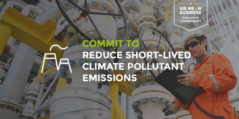 WMBtweets's tweet image. Adopt a commitment to Short Lived Climate Pollutants. We're sharing 10 We Mean Business coalition solutions for climate, to mark 100 days until #GCAS2018. It's time to #StepUp2018  wemeanbusinesscoalition.org/commitment/red… #SLCPs