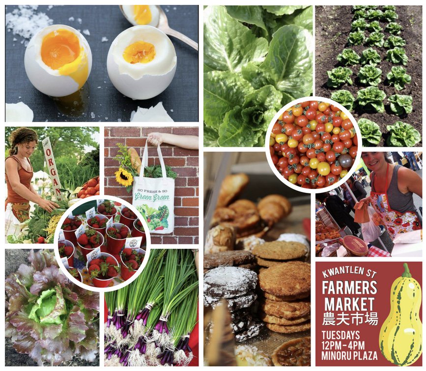 Minoru Plaza is the place to be, every Tuesday 12-4! All the best, straight out of local fields. Minoru &amp; Granville, Free Parking, Live Music. New this week: Strawberries &amp; creamy New Potatoes. <a href="/TourismRichmond/">Richmond, BC</a>, <a href="/Meillacois/">Metro Van</a>, @rfoodss, <a href="/FunRichmond/">Fun Richmond</a> <a href="/SweetTheaMarket/">Sweet Thea Markets</a> <a href="/ISFS_BC/">Int.Sust.FoodSystems</a>