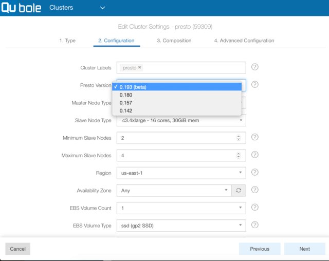 aamster2's tweet photo. Qubole Presto on Azure is a great alternative to AWS Athena and Google Big Query. Check out our latest release... https://t.co/ZAUAQoY7gp https://t.co/NCBYNhpTQv