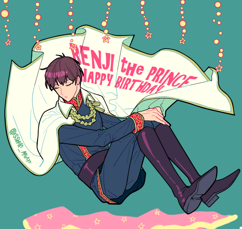 蓮二王子様～!今日の佳き日をたくさんの仲間と慶べたこと本当に嬉しいよ～!

#柳蓮二生誕祭2018 