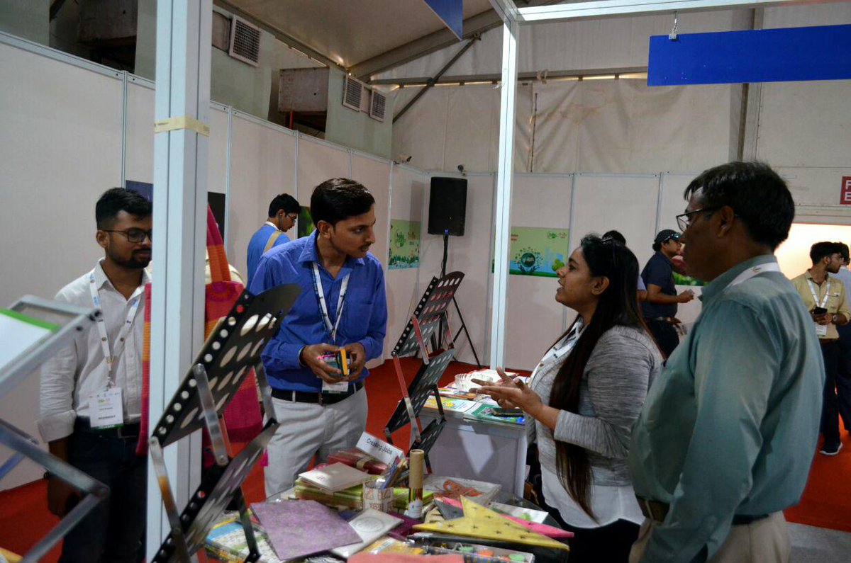 #WorldEnvironmentDay2018 concludes tomorrow! Visit DA Group's stall no. 2, Hall no. 3 to learn about <a href="/LC3Cement/">LC3 Low Carbon Cement</a> , TARAgram products and <a href="/RadioBKD/">Radio Bundelkhand</a>. 
Contribute towards planetary health and well-being!

#GEvoices #climatechange #resourcesefficiency #MSMEs