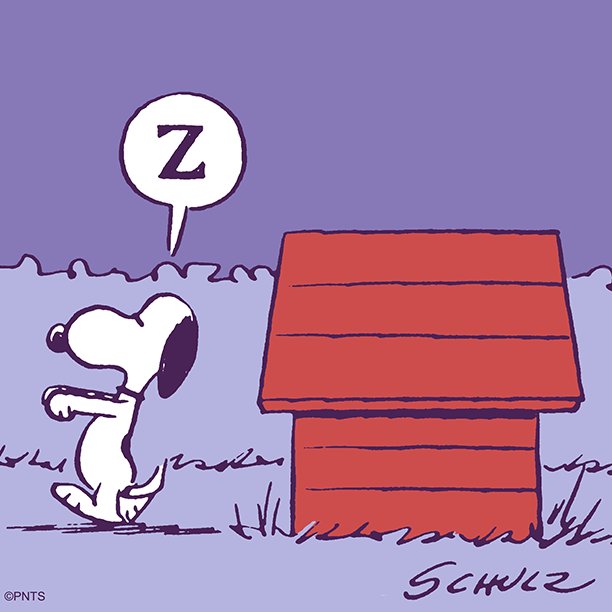 Snoopy's tweet photo. Sleep walking through Monday. https://t.co/u0adA6xfXd