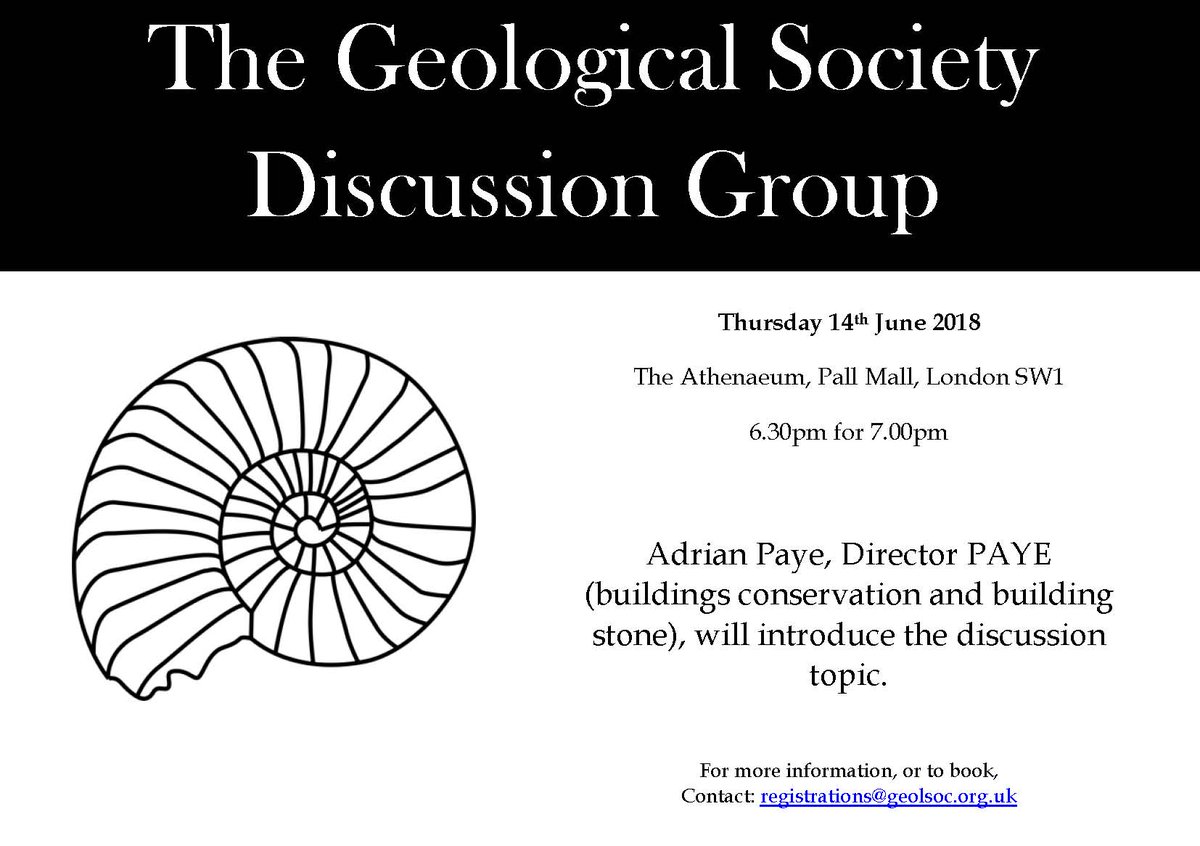 GeolSoc's tweet photo. Registrations open for this month's #GSDG Discussion Group Dinner. You can register online or download the registration form - https://t.co/NAG0VBkrGo #geology #geologicaldiscussion https://t.co/ySdZDqxaLV