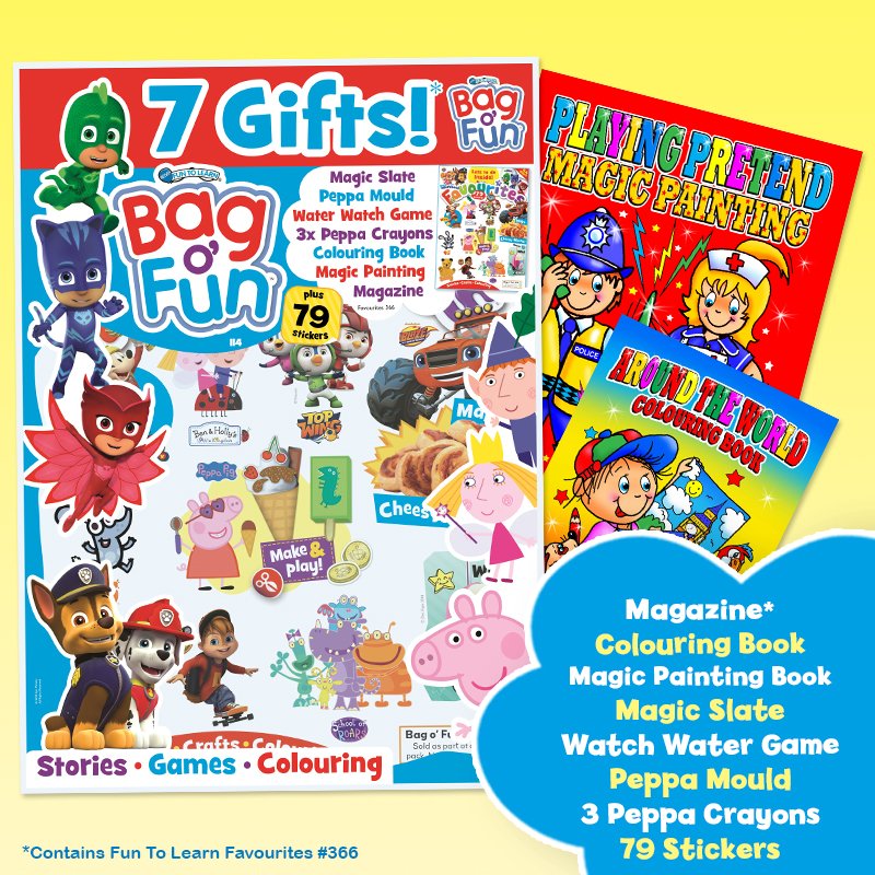 redanfuntolearn's tweet image. Keep your little ones busy with the latest #FunToLearn Bag O&apos; Fun magazine!
