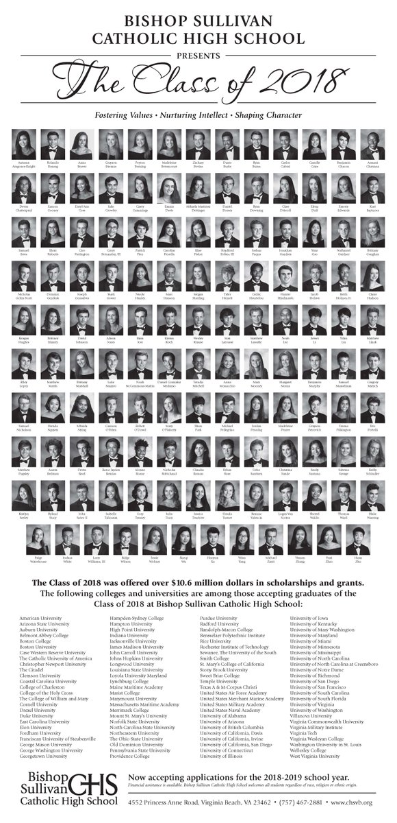 CHSVBcrusaders's tweet image. The Class of 2018 was offered over $10.6 million in scholarships and grants. Tonight they will take the first steps into their futures. We could not be prouder of these remarkable young men and women for what they have, and will continue to accomplish. #CRUpride #Classof2018