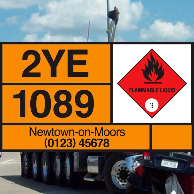 driversmocktest's tweet photo. There is a traffic incident with a vehicle carrying flammable loads. If you are the first to arrive at the scene, you should:

A.  Leave the scene as quickly as possible 
B.  Park close to the vehicle
C.  Keep well away from the vehicle

The answer: https://t.co/dkOpeZuvHn https://t.co/SQc6JbzQZG