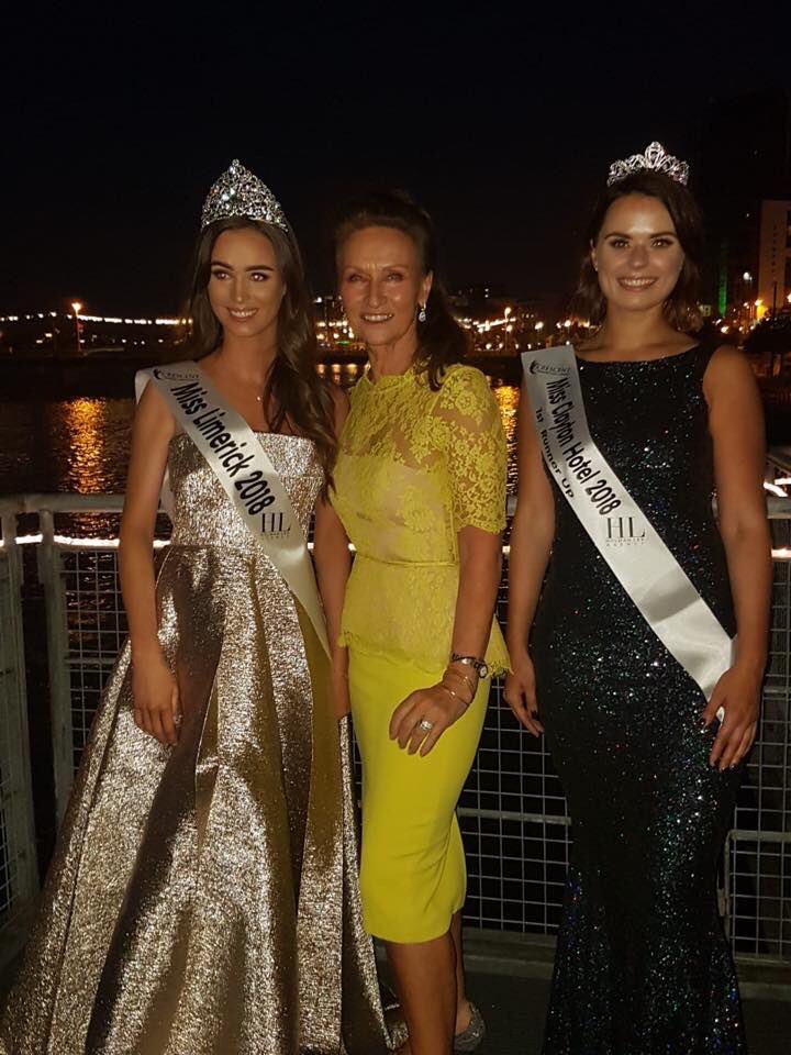CeliaHolmanLee's tweet photo. Congratulations to the new #MissLimerick, the beautiful Beibhinn Haren and 1st runner up the fabulous Laura Mansbridge. Celia xx https://t.co/eYEklqBCcl