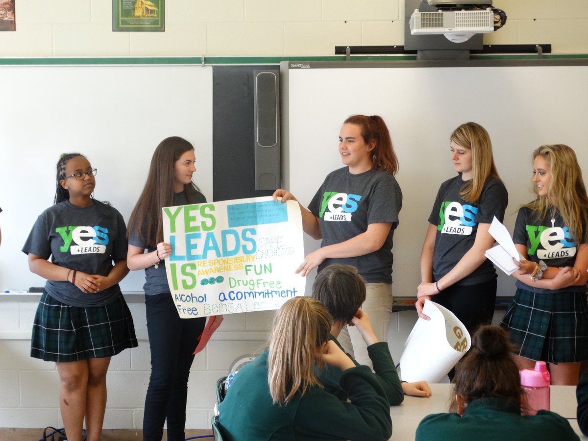 YESLEADS's tweet photo. We're kicking off this week with our newest Featured YES LEADS Group, Seton Catholic Central High School! 🎉 Check out their profiles and photos here: https://t.co/P19AdDkEOK #YESLEADS #LEADersrock https://t.co/qScZBPmGsH