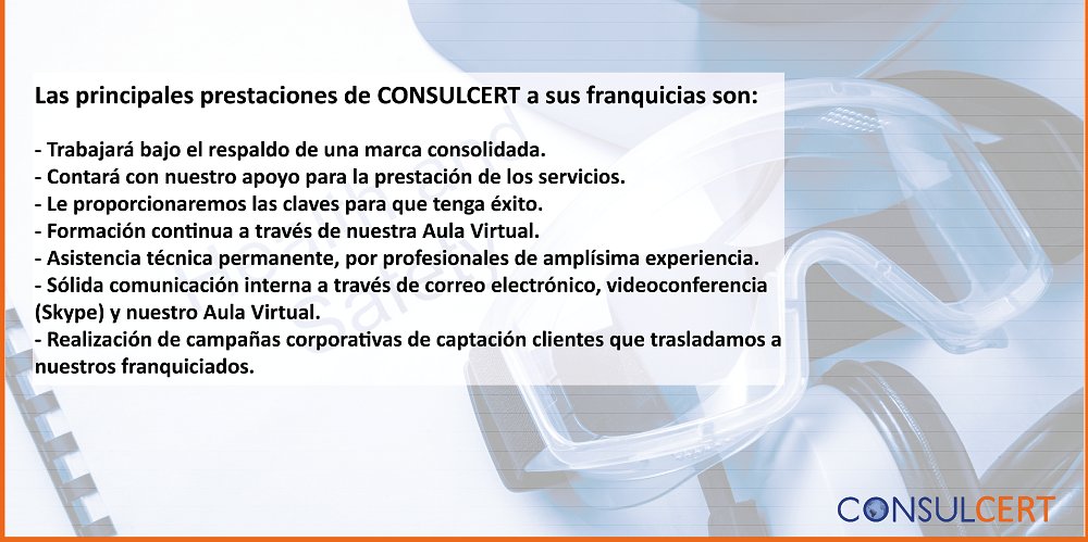 CONSULCERT_Lat's tweet photo. ¿Sabes cuáles son las prestaciones que Consulcert te ofrece? Solicita información llamando al ☎+34 91 376 89 50 https://t.co/YsV3hIZVkD