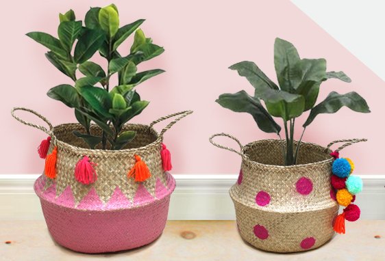BluebelleAndCo's tweet photo. We love these cheerful sea-grass baskets...perfect for hiding those bits and bobs around the house, and as a funky planter!

#bluebelleandco #seagrass #planter #seagrassbasket #happyvibes #happyinterior #interiordesign #storagesolutions #storageideas #storagebasket https://t.co/hSuF0jFKI5